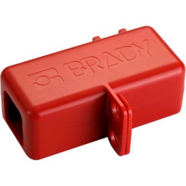 Brady Brady® 150820 BatteryBlock Cable Lockout - Small, ABS Plastic, Red, 1/4' Cable Length 150820